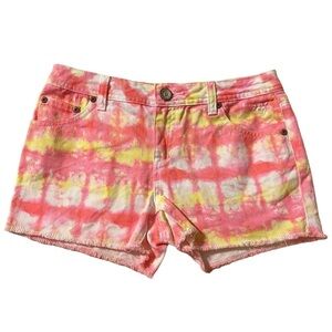 Justice Premium tie dye shorts size 14R